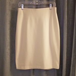 Philosophy Cream Ponte Skirt, Size 6